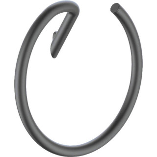 SILIA WIESZAK NA RĘCZNIK, ŚCIENNY OKRĄGŁY, TITANIUM ADI_D611