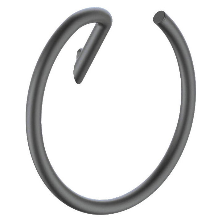 SILIA WIESZAK NA RĘCZNIK, ŚCIENNY OKRĄGŁY, TITANIUM ADI_D611