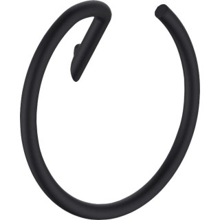 SILIA WIESZAK NA RĘCZNIK, ŚCIENNY OKRĄGŁY, NERO - NOWOŚĆ KWIECIEŃ 2022  ADI_N611