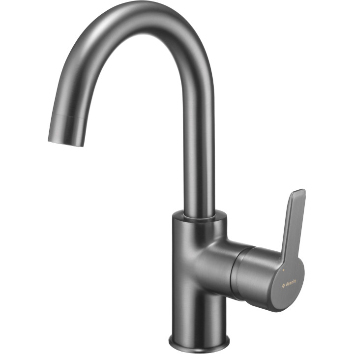 BAT. ARNIKA TITANIUM UMYWALKOWA STOJĄCA Z WYLEWKĄ "U" Z KORKIEM CLICK-CLACK OKRĄGŁYM Z PRZELEWEM  BQA_D24M