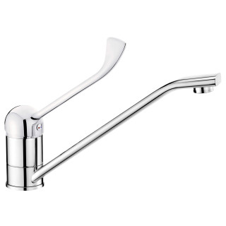 BAT. CORIO CHROM ZLEWOZMYWAKOWA STOJĄCA Z DŹWIGNIĄ CLINIC BFC_060C