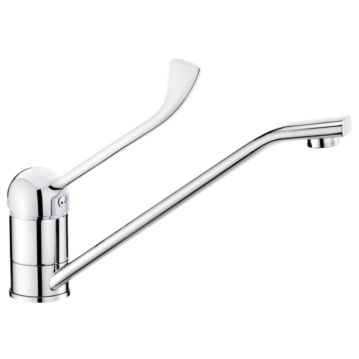 BAT. CORIO CHROM ZLEWOZMYWAKOWA STOJĄCA Z DŹWIGNIĄ CLINIC BFC_060C