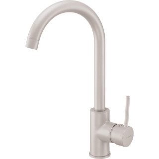 BAT. NEMEZJA BEŻOWY GRANIT ZLEWOZMYWAKOWA Z WYLEWKĄ "U" BEN_562M