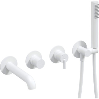 BAT. SILIA BIANCO WANNOWA 4-OTWOROWA PODTYNKOWA  BQS_A18P