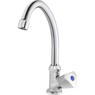 BAT. CHROM UMYWALKOWA STOJĄCA, Z WYLEWKĄ "F", DO WODY ZIMNEJ LUB ZMIESZANEJ  BEZ_026L