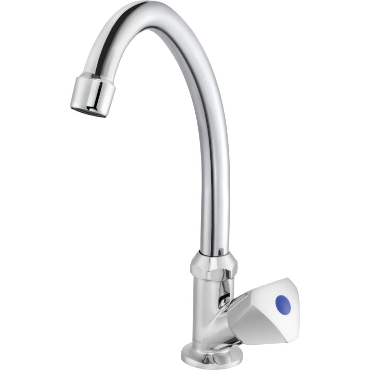 BAT. CHROM UMYWALKOWA STOJĄCA, Z WYLEWKĄ "F", DO WODY ZIMNEJ LUB ZMIESZANEJ  BEZ_026L