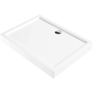 BRODZIK JAŚMIN PROSTOKĄTNY BIAŁY AKRYLOWY 120x90 CM - NOWOŚĆ  KGJ_043B