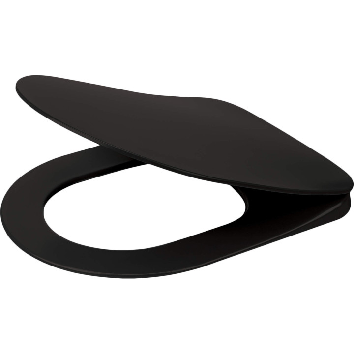 DESKA SLIM WOLNOOPADAJĄCA DO MISKI PEONIA I PEONIA ZERO NERO CDE_NSOZ