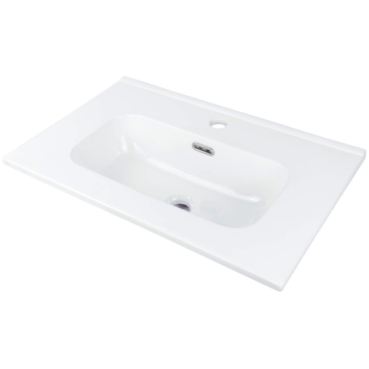 UMYWALKA TUBO BIAŁA WPUSZCZANA W BLAT 600 MM  CTU_6U6M