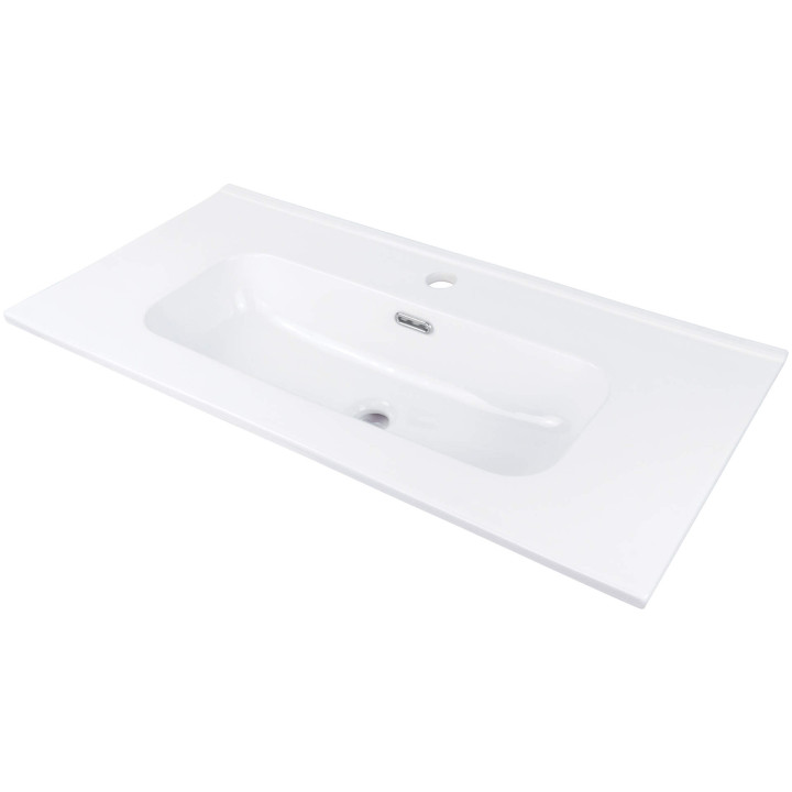 UMYWALKA TUBO BIAŁA WPUSZCZANA W BLAT 800 MM  CTU_6U8M