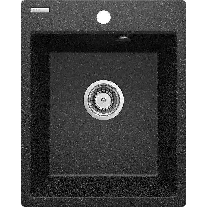 ZLEW. CORIO GRAFIT GRANIT 1K B/O 400x500x211, 3,5" + OSPRZĘT SPACE-SAVER  ZRC_2103