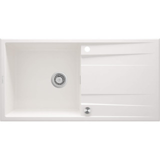 ZLEW. ERIDAN ALABASTER GRANIT 1K Z/O 1000X520X203, 3,5" + OSPRZĘT SPACE SAVER LUX  ZQE_A713