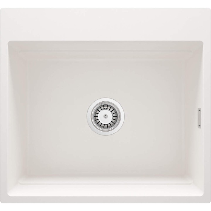 ZLEW. MAGNETIC ALABASTER GRANIT 1K 560X520X220, 3,5" + OSPRZĘT SPACE SAVER CLICK  ZRM_A10A