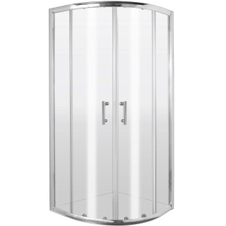 KABINA JASMIN PLUS PÓŁOKRĄGŁA SZKŁO TRANSPARENTNE Z POWŁOKĄ 90x90x190 CM - NOWOŚĆ  KTJ_051P