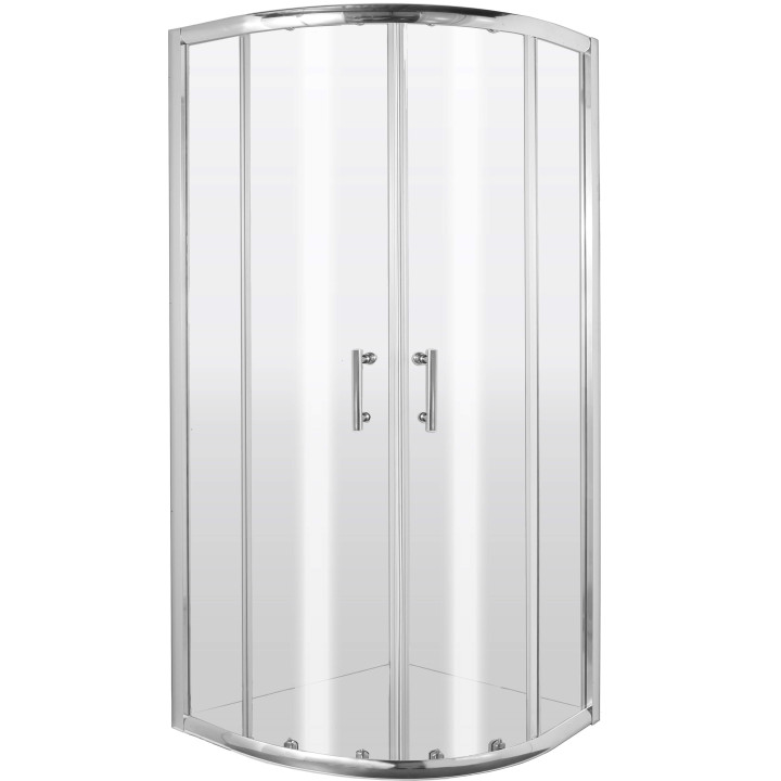 KABINA JASMIN PLUS PÓŁOKRĄGŁA SZKŁO TRANSPARENTNE Z POWŁOKĄ 90x90x190 CM - NOWOŚĆ  KTJ_051P