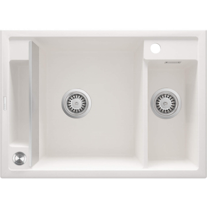 ZLEW. MAGNETIC ALABASTER GRANIT 1,5K 690X500X219MM + OSPRZĘT SPACE SAVER ZRM_A503