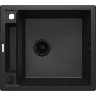 ZLEW. MAGNETIC GRAFIT MET.GRANIT 1K 560X500X219, 3,5" + OSPRZĘT SPACE SAVER  ZRM_G103