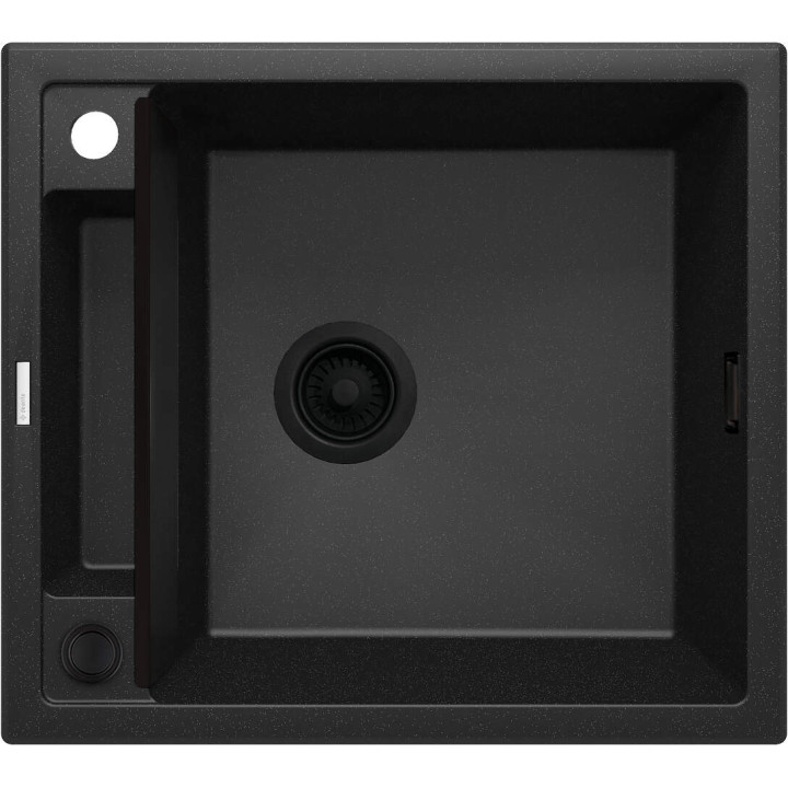 ZLEW. MAGNETIC GRAFIT MET.GRANIT 1K 560X500X219, 3,5" + OSPRZĘT SPACE SAVER  ZRM_G103