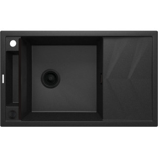 ZLEW. MAGNETIC GRAFIT MET.GRANIT 1K Z/O 820X500X219, 3,5" + OSPRZĘT SPACE SAVER ZRM_G113