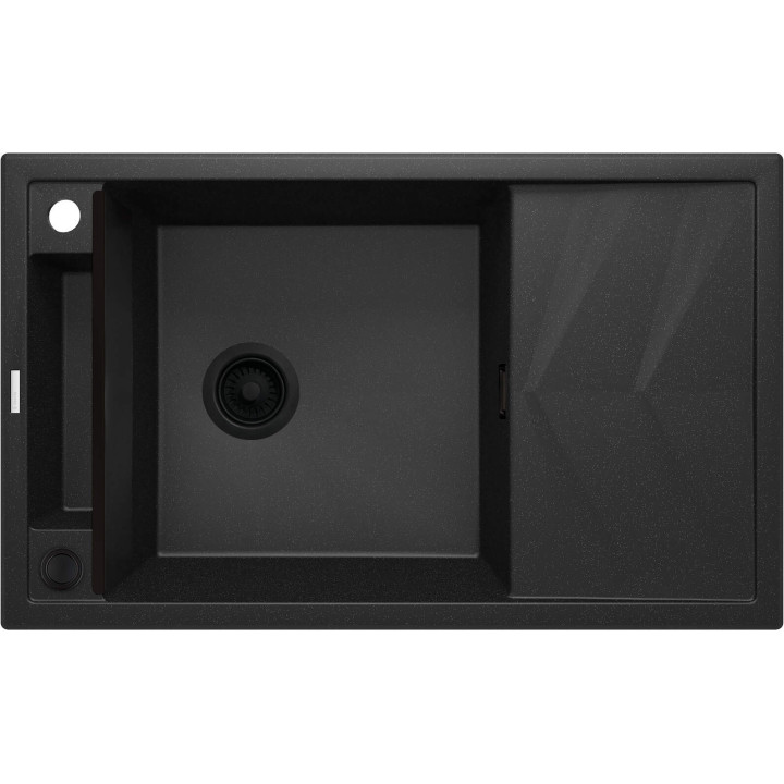 ZLEW. MAGNETIC GRAFIT MET.GRANIT 1K Z/O 820X500X219, 3,5" + OSPRZĘT SPACE SAVER ZRM_G113