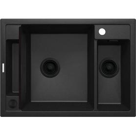 ZLEW. MAGNETIC GRAFIT MET.GRANIT 1,5K 690X500X219MM + OSPRZĘT SPACE SAVER ZRM_G503