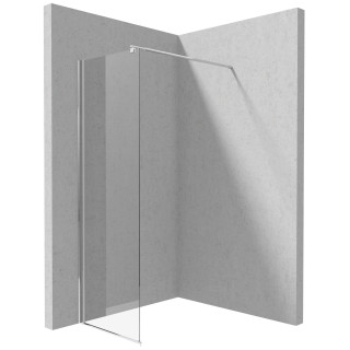 ŚCIANKA KERRIA PLUS WALK IN CHROM 60 CM Z POWŁOKĄ, SZKŁO TOTALWHITE  KTS_086P