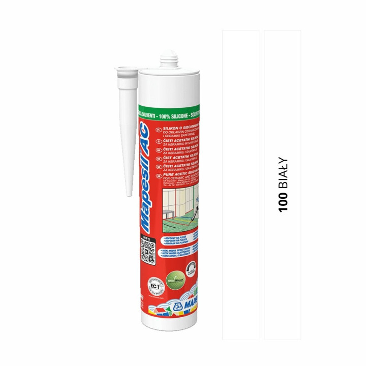 MAPESIL AC SILIKON 310ML. 100 BIAŁY