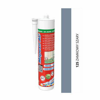 MAPESIL AC SILIKON 310ML. 125 ZAMKOWY SZARY