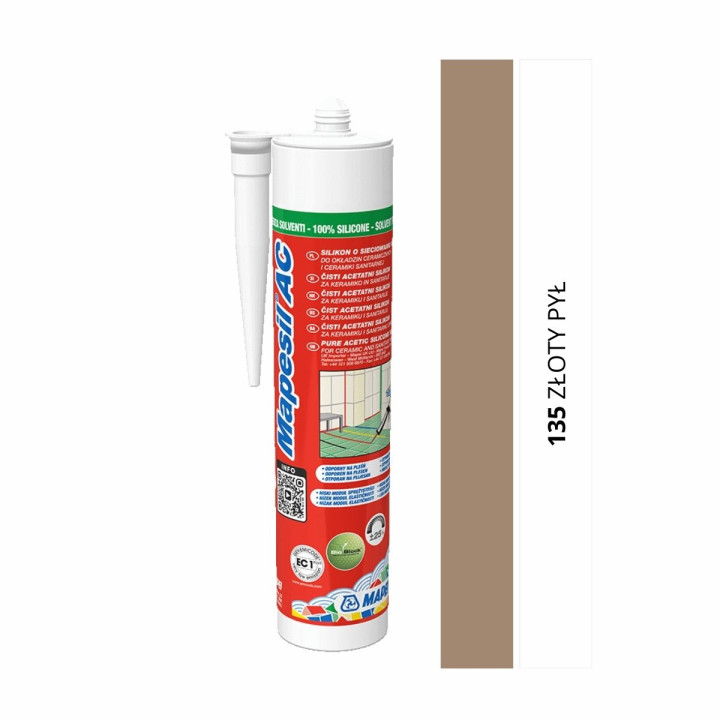 MAPESIL AC SILIKON 310ML. 135 ZŁOTY PYŁ
