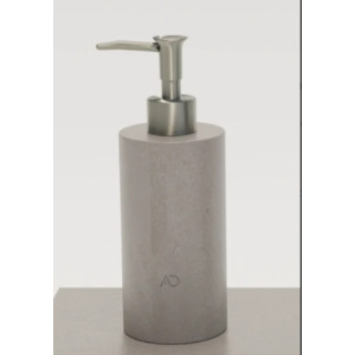 Kamienny dozownik do mydła TATRY - okrągły (Szary) 70 x 70 x 140