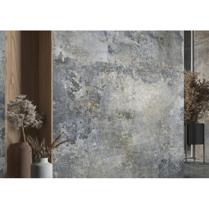 GRES ENDLESS TIME GRAPHITE SILKY CRISTAL LAPPATO 597x597x8 (1.43M2) GAT.1