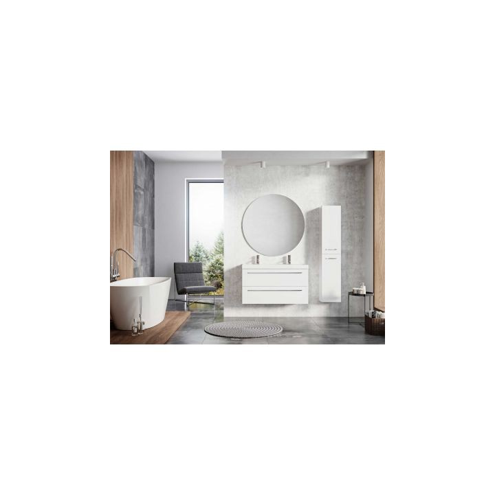 UCHWYT KWADRO PLUS CHROM 80 1 SZT. (L-800/R-768)  RE120800060040