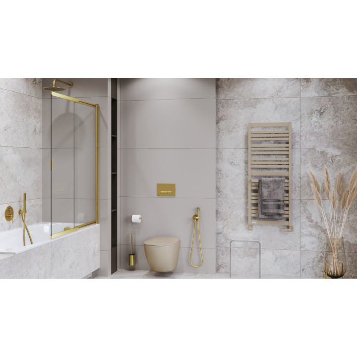 CONTI GRZEJNIK ŁAZIENKOWY 121X50 CM, CAPPUCINO MAT GREX.CO121.CA