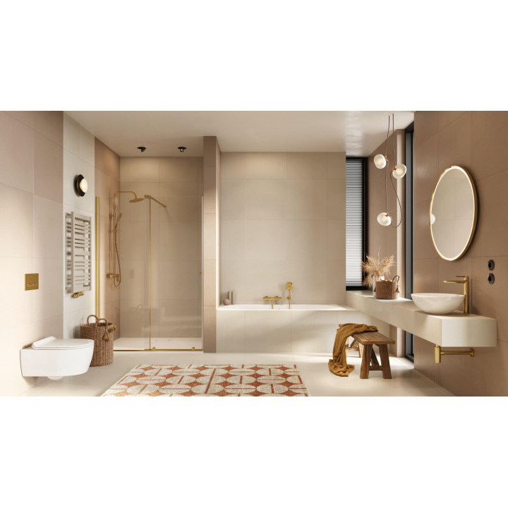 CONTI GRZEJNIK ŁAZIENKOWY 89X50 CM, CAPPUCINO MAT GREX.CO89.CA