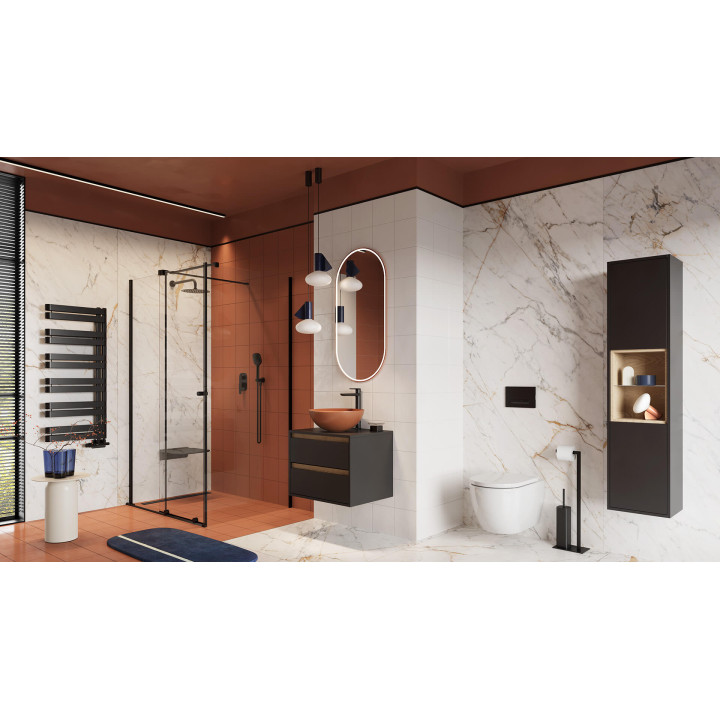  STILIO ODPŁYW LINIOWY 70 CM Z KOŁNIERZEM INEX.1515.700.R.BL