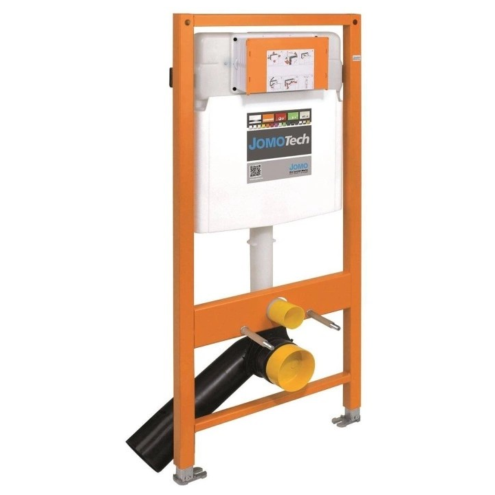 JOMOTECH STELAŻ WC H=1120 / DN90 / REDUKCJA 90/110 / 4 GWINTY 103-000000003