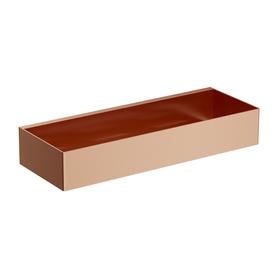 ART CERAM COGNAC UMYWALKA NABLATOWA 42X16 CM, BIAŁA COL001