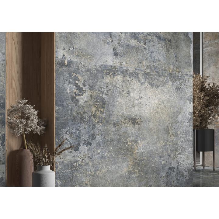 GRES ENDLESS TIME GRAPHITE SILKY CRISTAL LAPPATO 1197X597X8(1.43) GAT.1