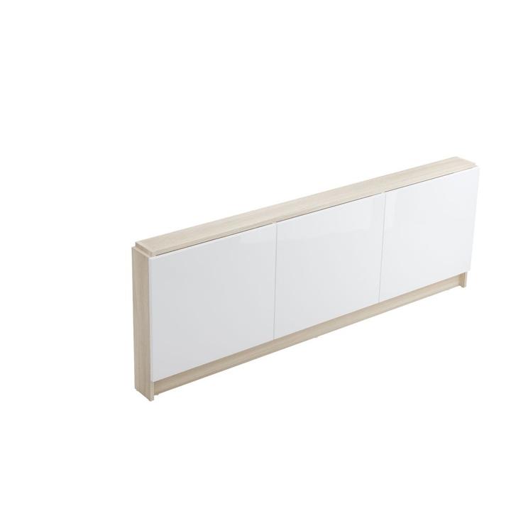 PANEL MEBLOWY DO WANNY SMART 160 FRONT BIAŁY S568-024