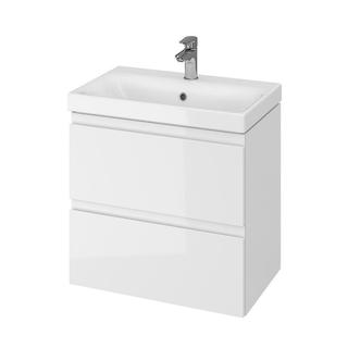 SET 981 MODUO SLIM 60 BIAŁY DSM (SZAFKA + UMYWALKA) S801-227-DSM