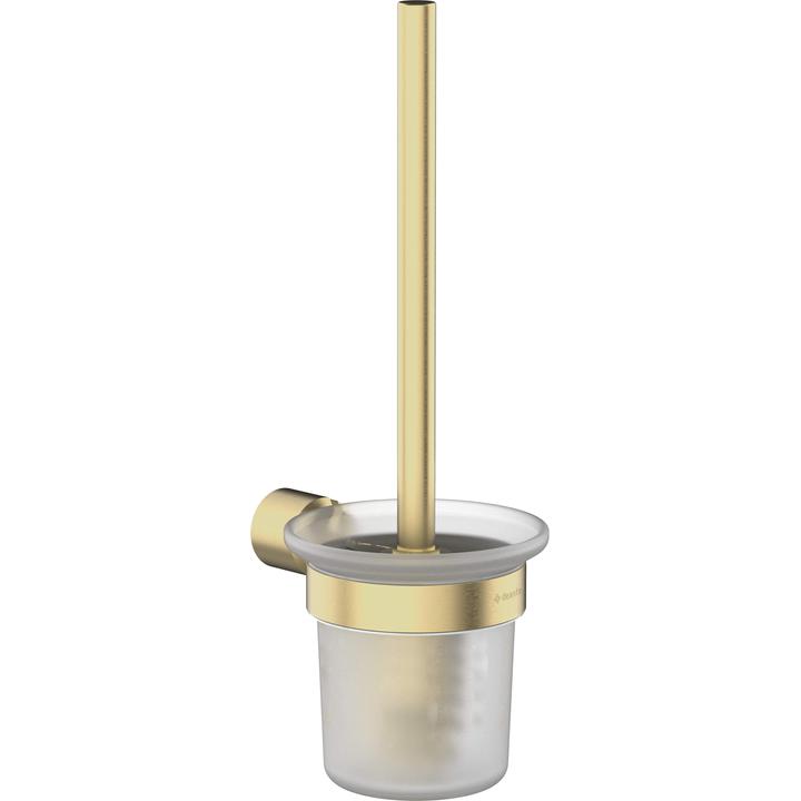ARNIKA SZCZOTKA WC Z POJEMNIKIEM, WISZĄCA, ZŁOTO SZCZOTKOWANE  ADA_R711