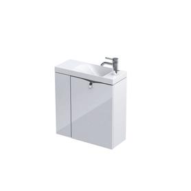 SILIA SZCZOTKA WC Z POJEMNIKIEM, WISZĄCA, ZŁOTO SZCZOTKOWANE  ADI_R711
