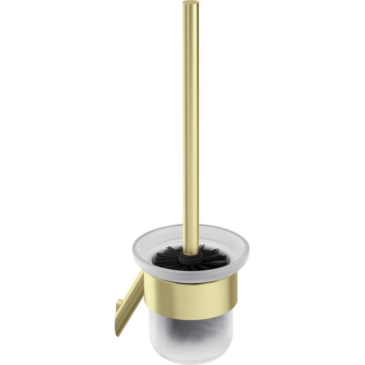 SILIA SZCZOTKA WC Z POJEMNIKIEM, WISZĄCA, ZŁOTO SZCZOTKOWANE  ADI_R711