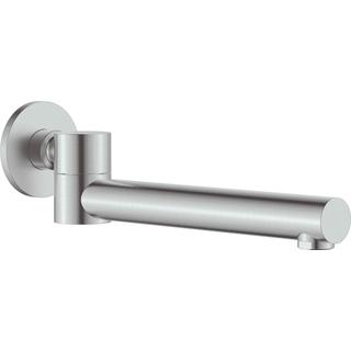 CASCADA STAL SZCZOTKOWANA WYLEWKA OKRĄGŁA SKŁADANA 245 MM  NAC_F87K
