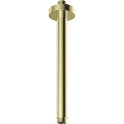 CASCADA ZŁOTO SZCZOTKOWANE WYLEWKA SUFITOWA OKRĄGŁA 250 MM  NAC_R42K