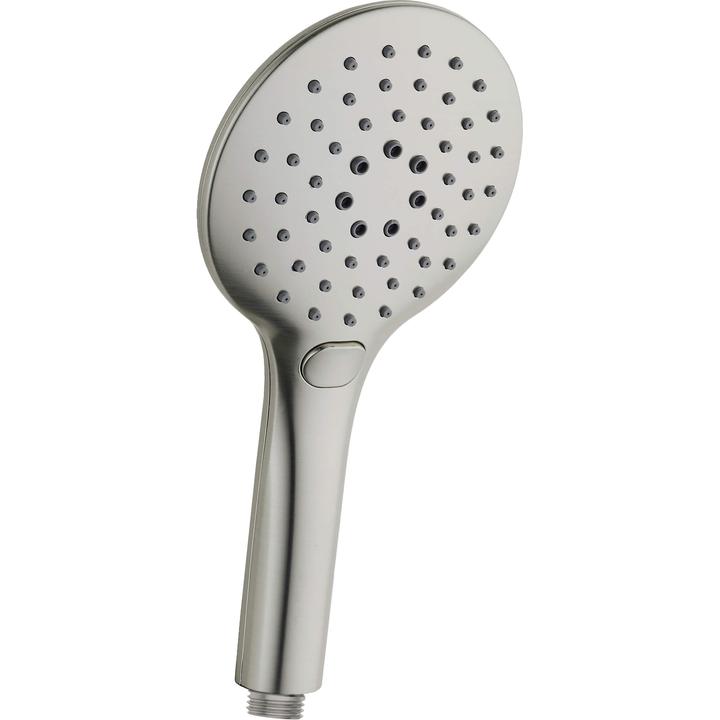 NEO LUPO STAL SZCZOTKOWANA SŁUCHAWKA NATRYSKOWA 3-FUNKCYJNA  NLU_F51S