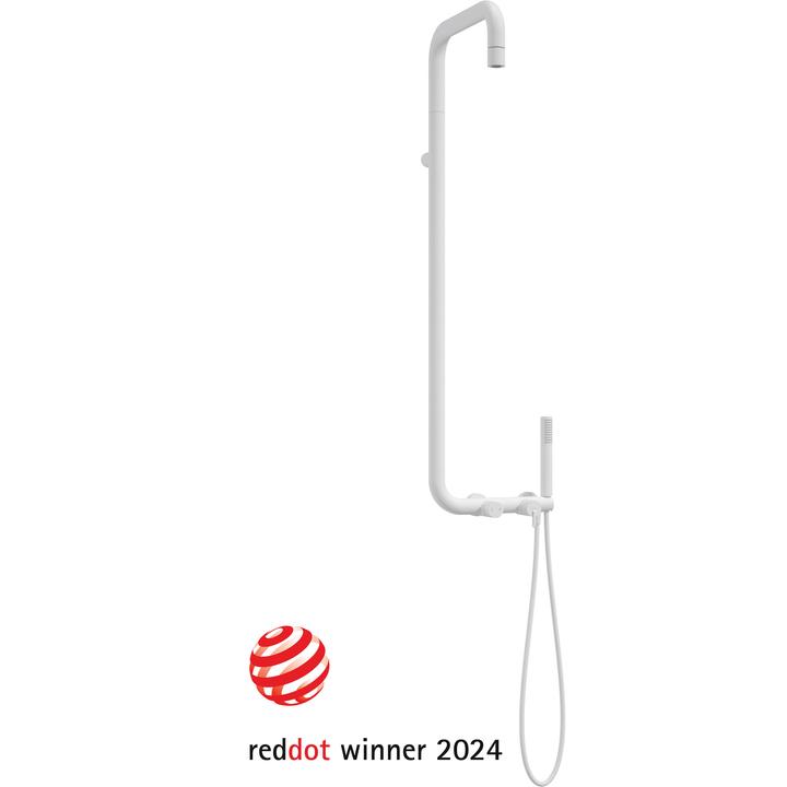 DESZCZOWNIA SILIA BIANCO Z BATERIĄ MIESZACZOWĄ  NQS_A4XM