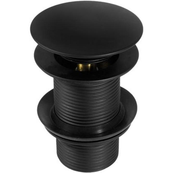 CLICK-CLACK CZARNY OKRĄGŁY BEZ PRZELEWU  B7NHC_B10A