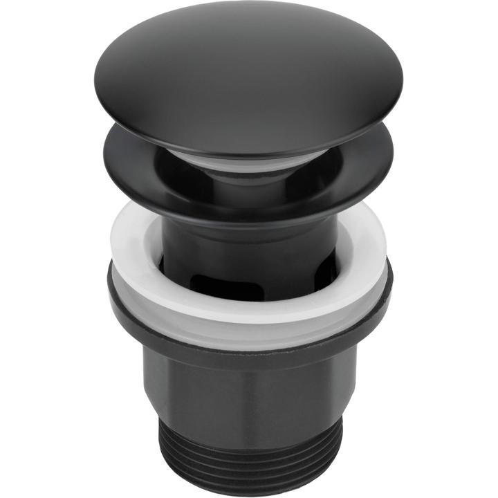 CLICK-CLACK NERO OKRĄGŁY Z PRZELEWEM  NHC_N10P