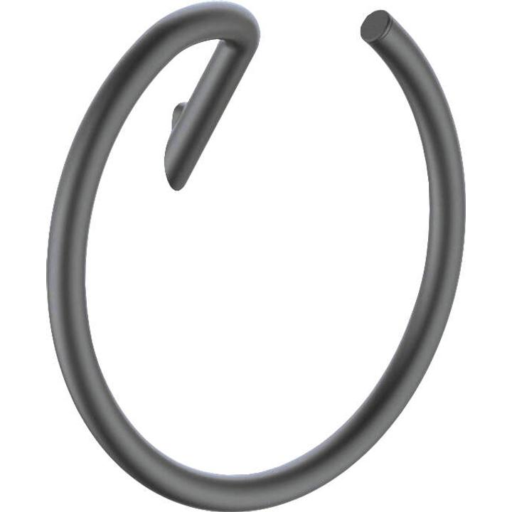 SILIA WIESZAK NA RĘCZNIK, ŚCIENNY OKRĄGŁY, TITANIUM ADI_D611